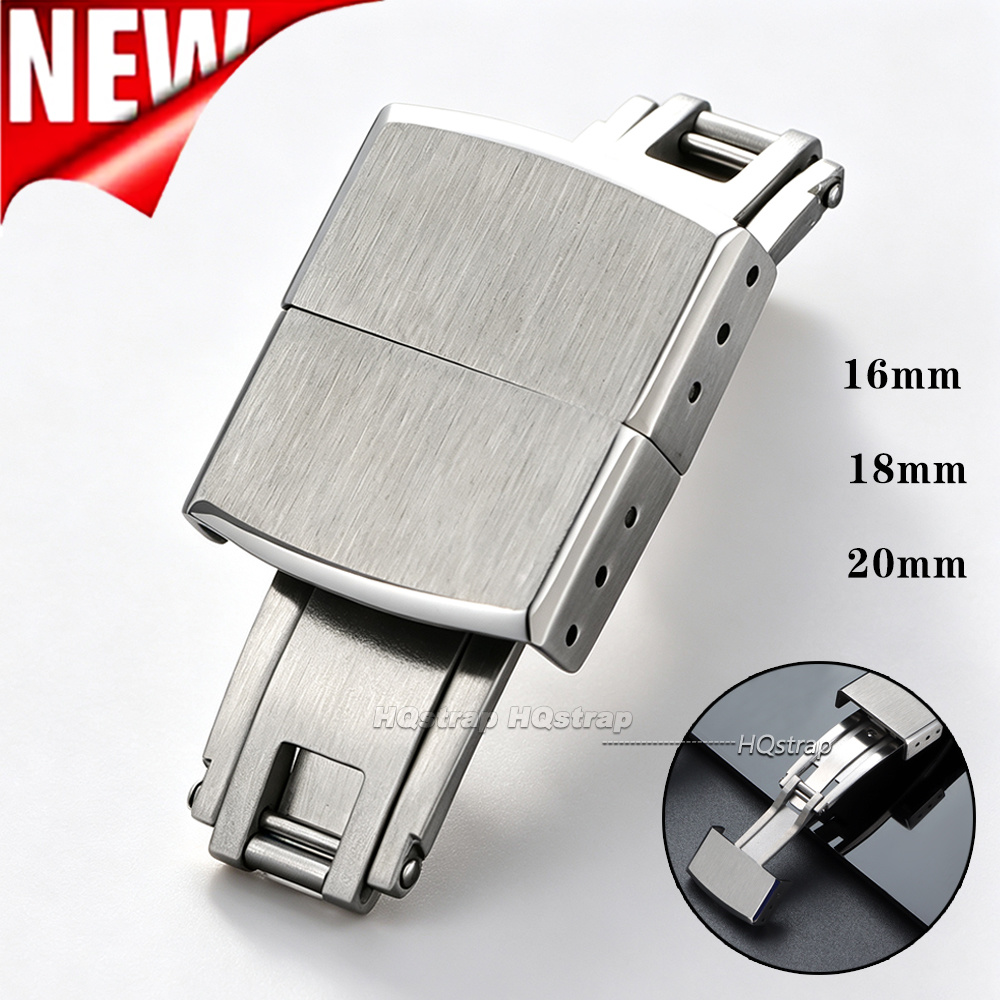Watch Strap Replacement - Fibbia Pieghevole per Orologio 16mm 18mm