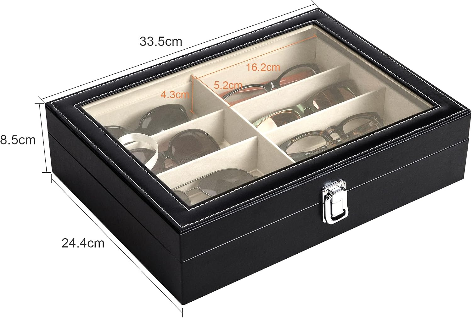Organizer in Pelle per Occhial - Jewelry Eyewear Watches & Accessories recensione e prezzo