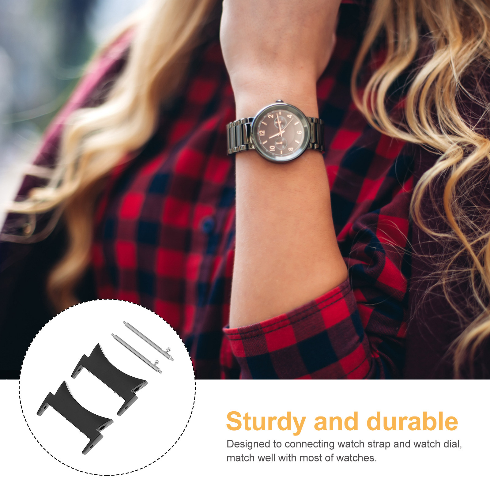 1 Paio di Adattatori in Metall - Watch Strap Replacement recensione e prezzo