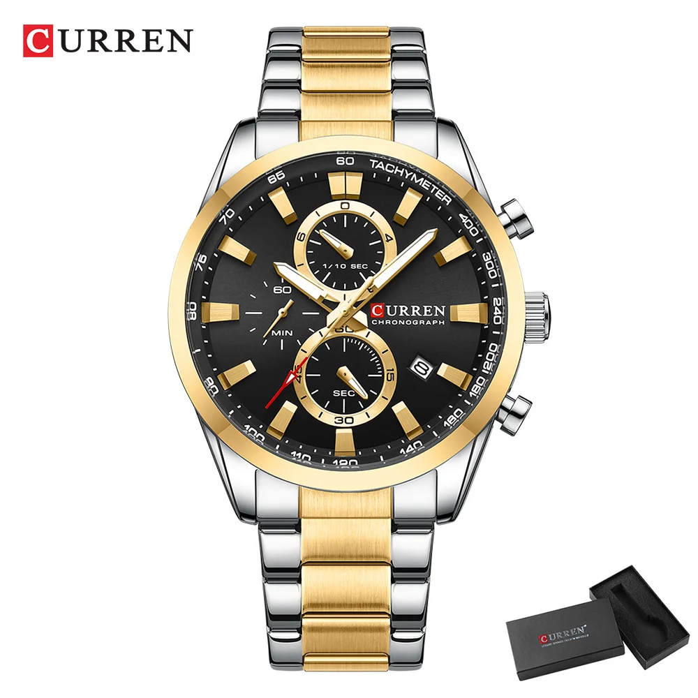 CURREN Casual Quarzo Crono Oro - Jewelry For Watches recensione e prezzo