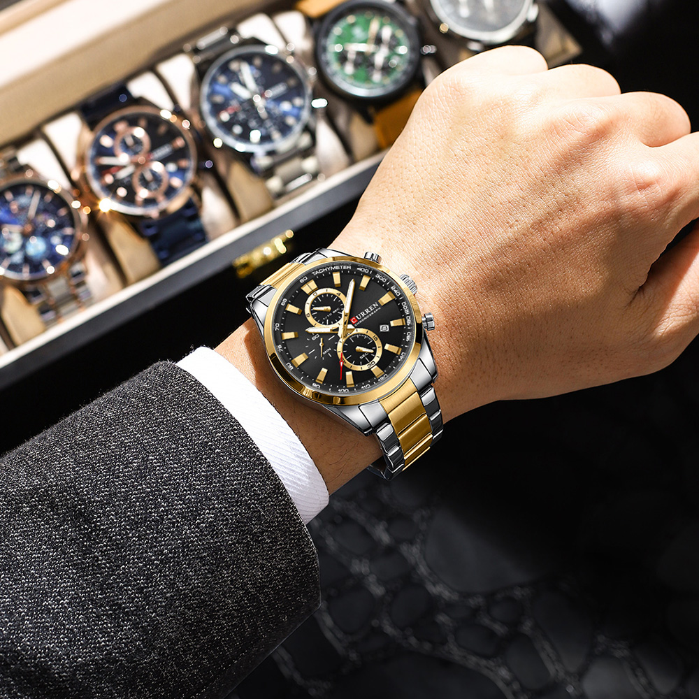 CURREN Casual Quarzo Crono Oro - Jewelry For Watches recensione e prezzo
