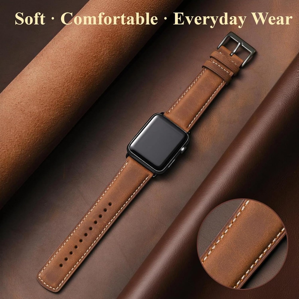 Cinturino in pelle di prima qu - Watch Strap Replacement recensione e prezzo
