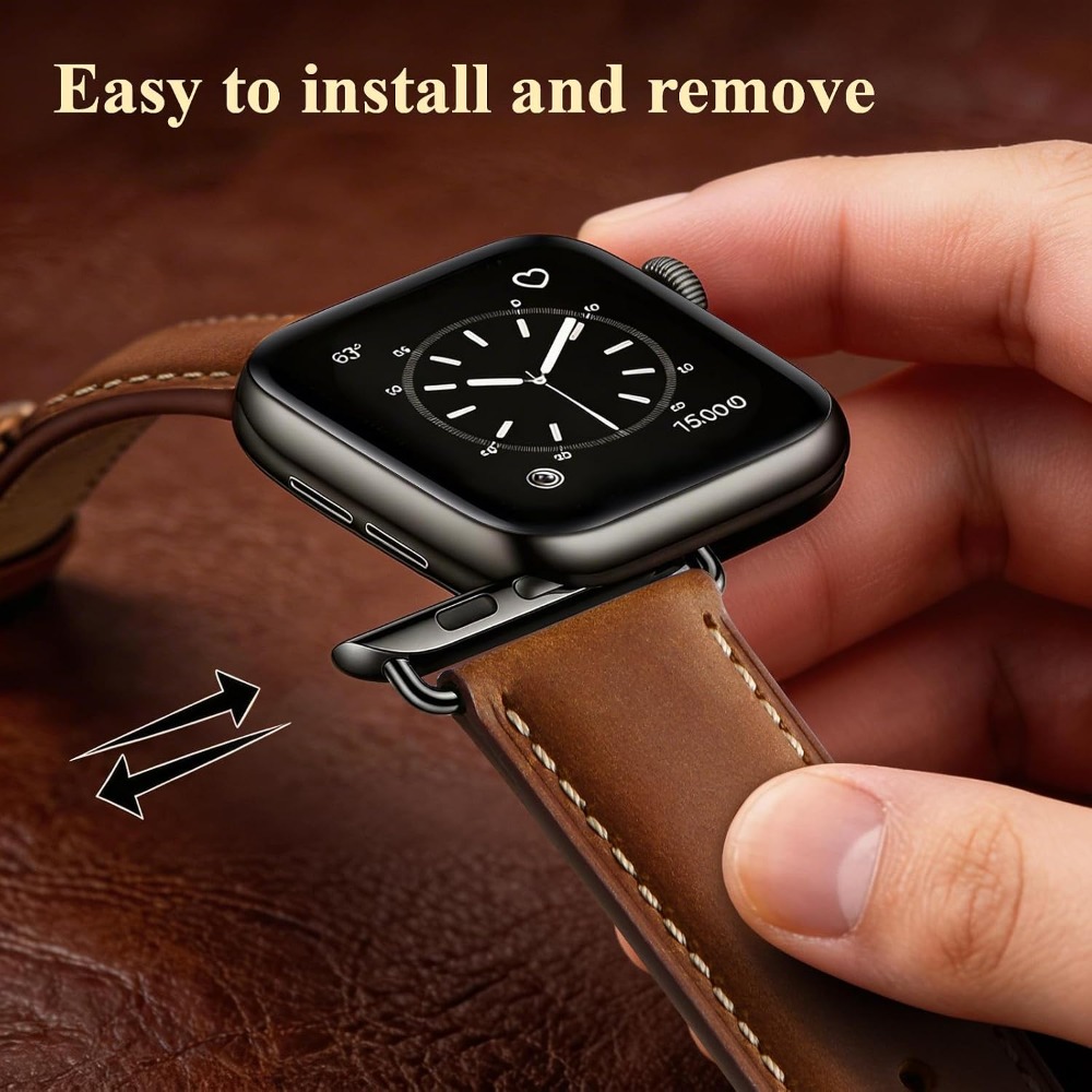 Cinturino in pelle di prima qu - Watch Strap Replacement recensione e prezzo
