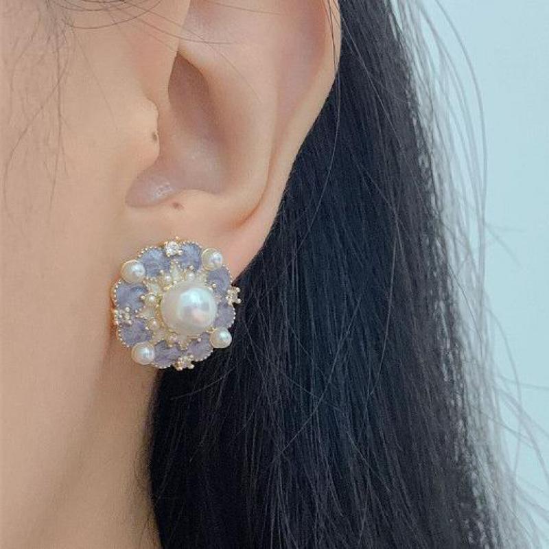 Orecchini in argento 925 con a - Pearl Stud Earrings recensione e prezzo
